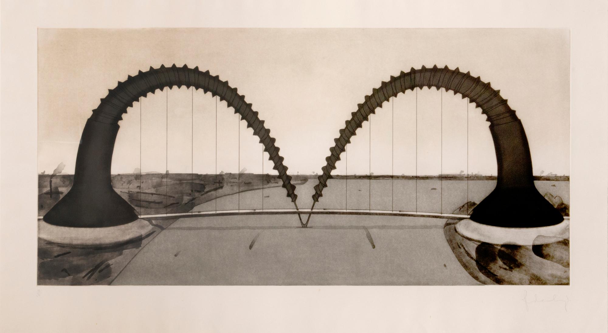 Abstract Print Claes Oldenburg - Pont de Screwarch