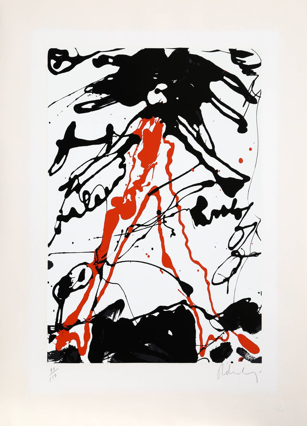 Figurative Print Claes Oldenburg - Figure qui oscille de la conspiration : L'artiste en tant que témoin