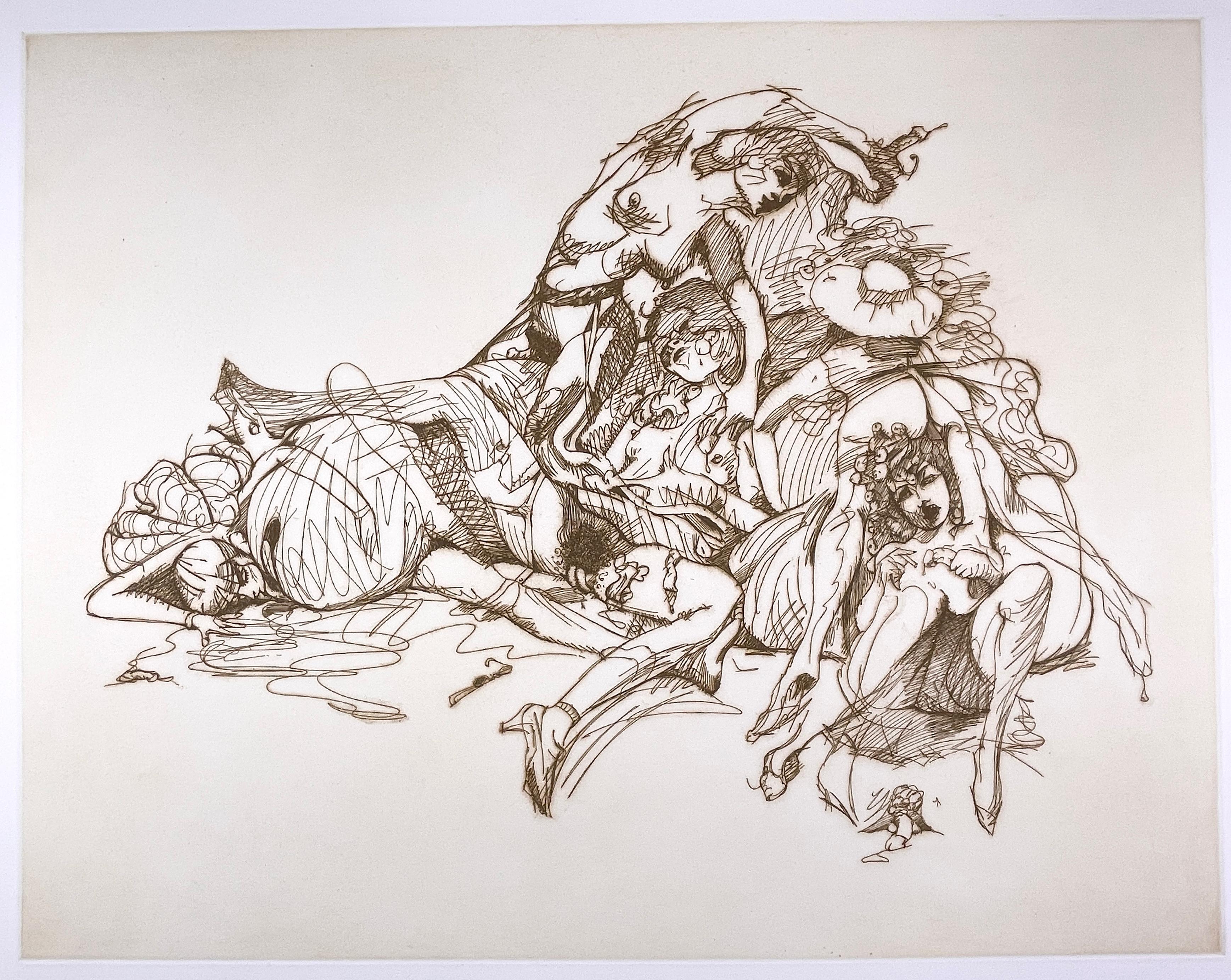 Study for a Monument in the Heroic/Erotic/Academic/Comic Style Claes Oldenburg For Sale 1