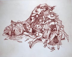 Studio per un monumento in stile eroico/erotico/accademico/fumettistico Claes Oldenburg