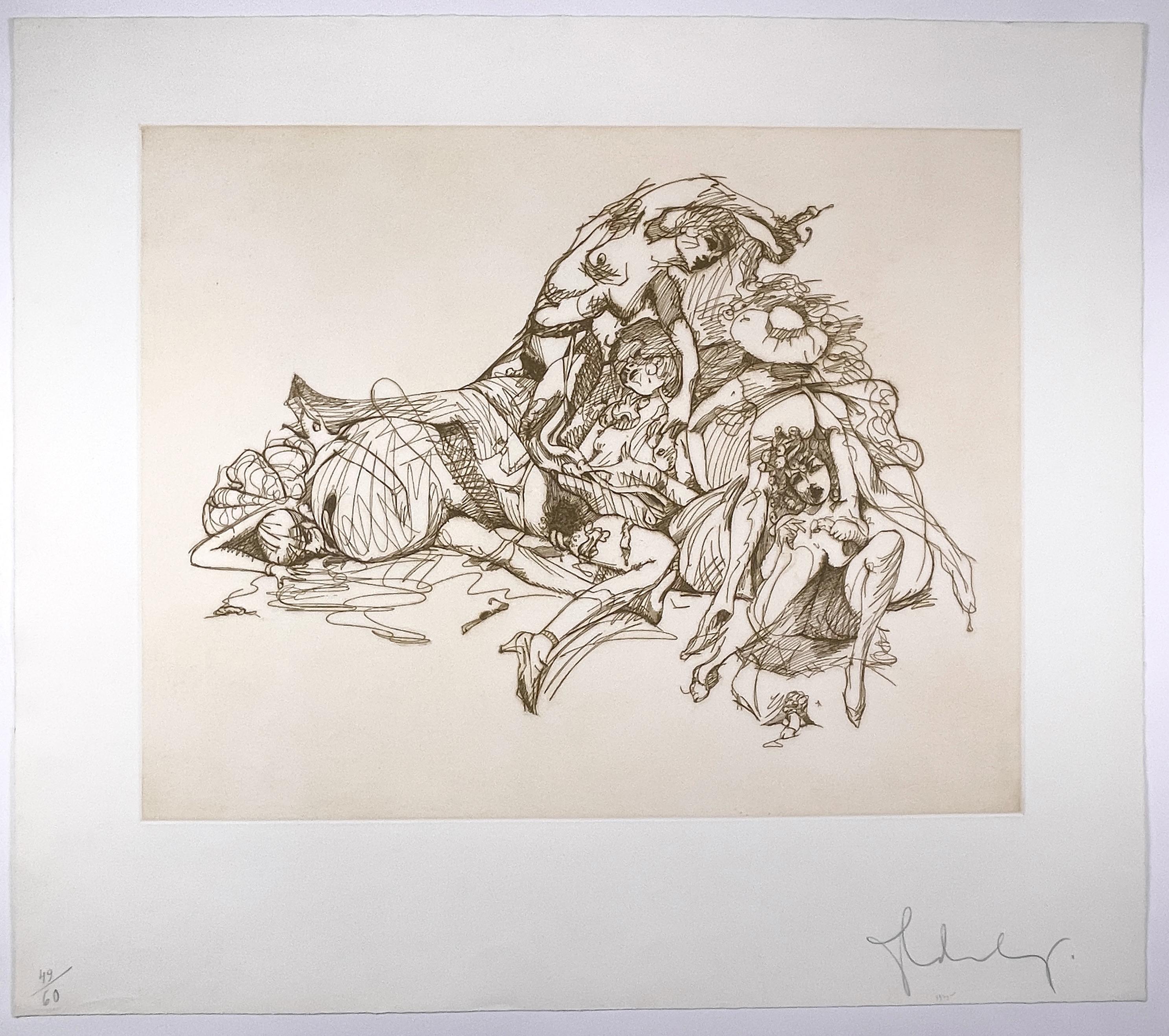 Study for a Monument in the Heroic/Erotic/Academic/Comic Style Claes Oldenburg For Sale 2
