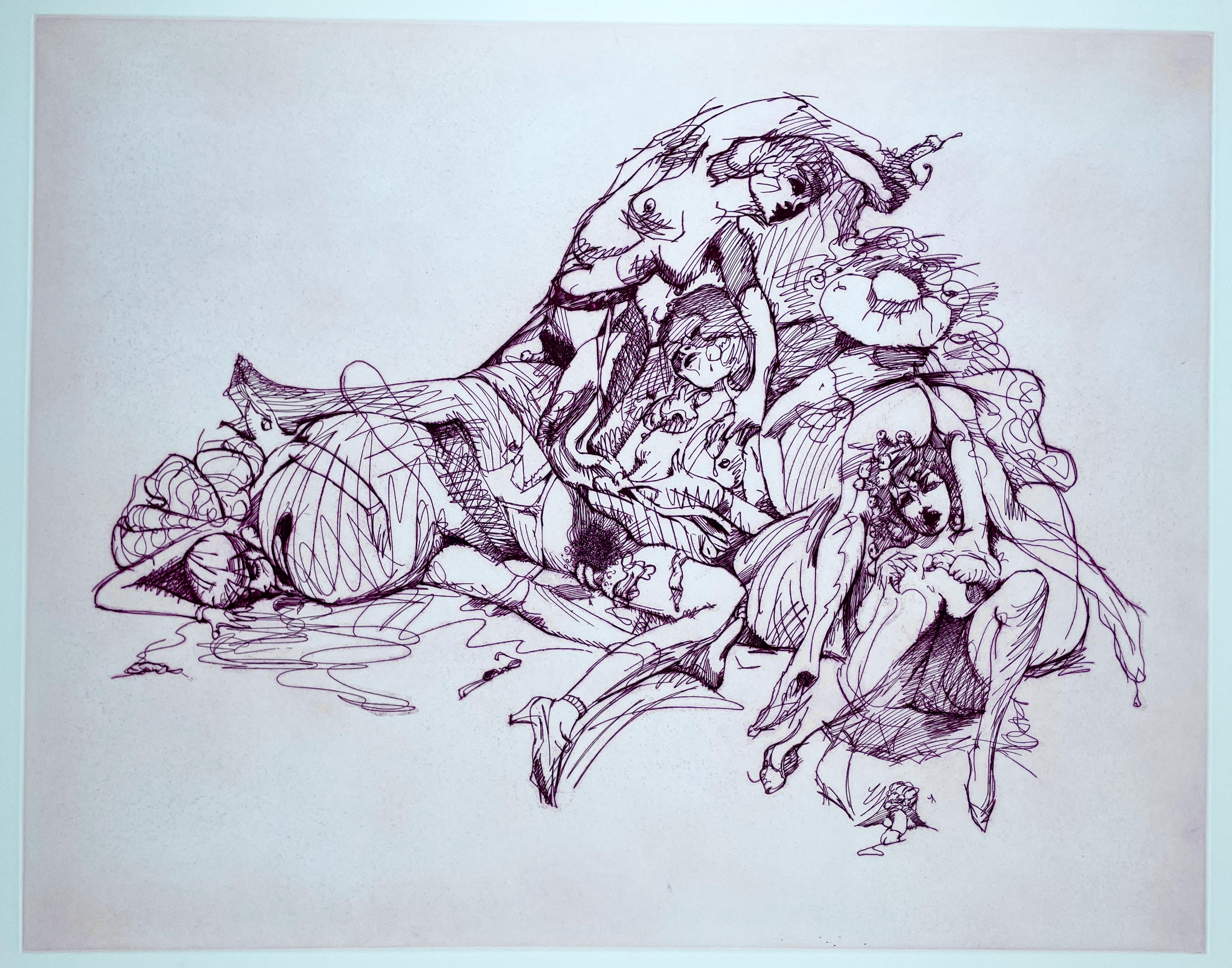 Study for a Monument in the Heroic/Erotic/Academic/Comic Style Claes Oldenburg For Sale 3