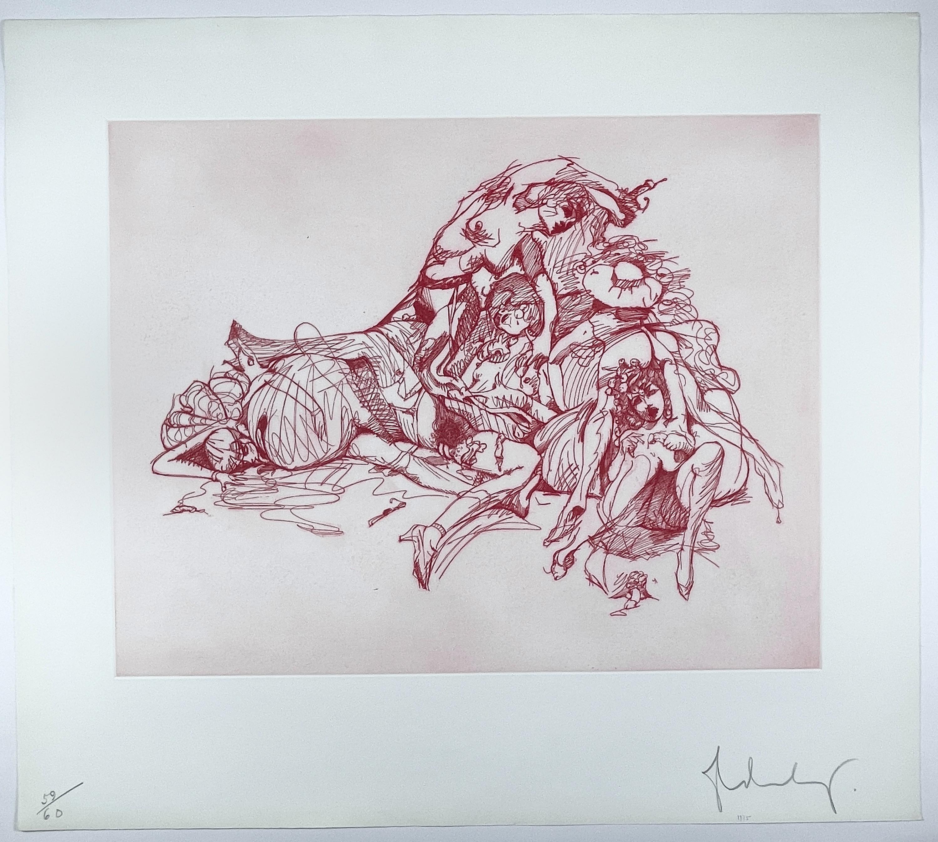 Study for a Monument in the Heroic/Erotic/Academic/Comic Style Claes Oldenburg For Sale 6