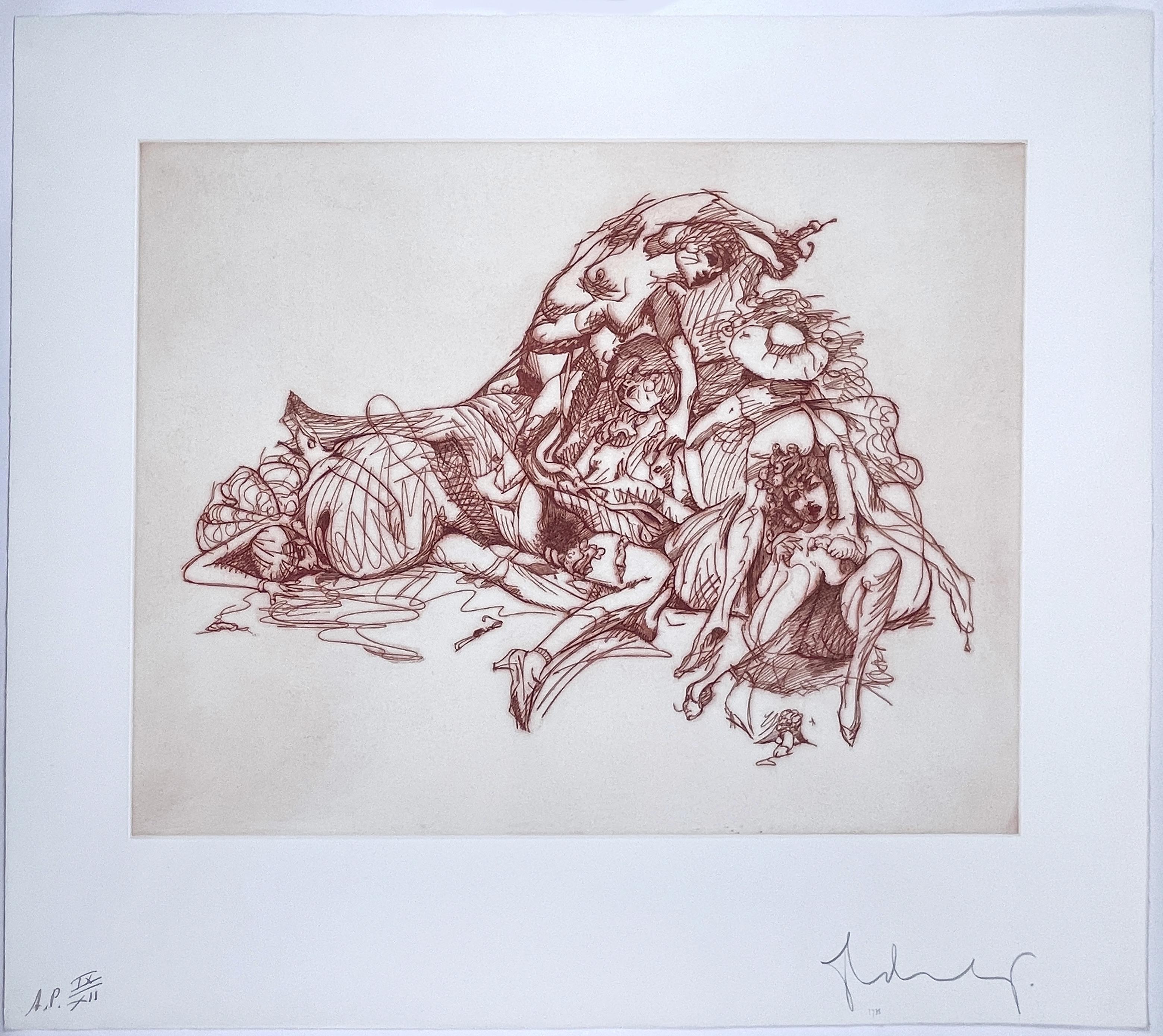Study for a Monument in the Heroic/Erotic/Academic/Comic Style Claes Oldenburg For Sale 7