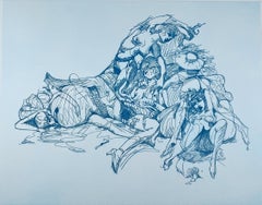Studie für ein Denkmal im heroischen/erotischen/akademischen/komischen Stil Claes Oldenburg