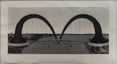 Claes Oldenburg Screwarch Bridge '1980' Etching