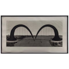 Claes Oldenburg Screwarch Bridge '1980' Etching