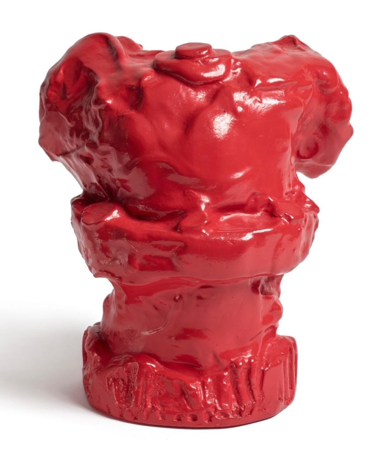 Feuerpatrone Souvenir - 'Chicago August 1968' (Platzker 10) (Rot), Abstract Sculpture, von Claes Oldenburg