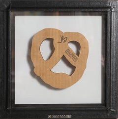 D.A.N. Pretzel, scultura tridimensionale incorniciata di Claes Oldenburg
