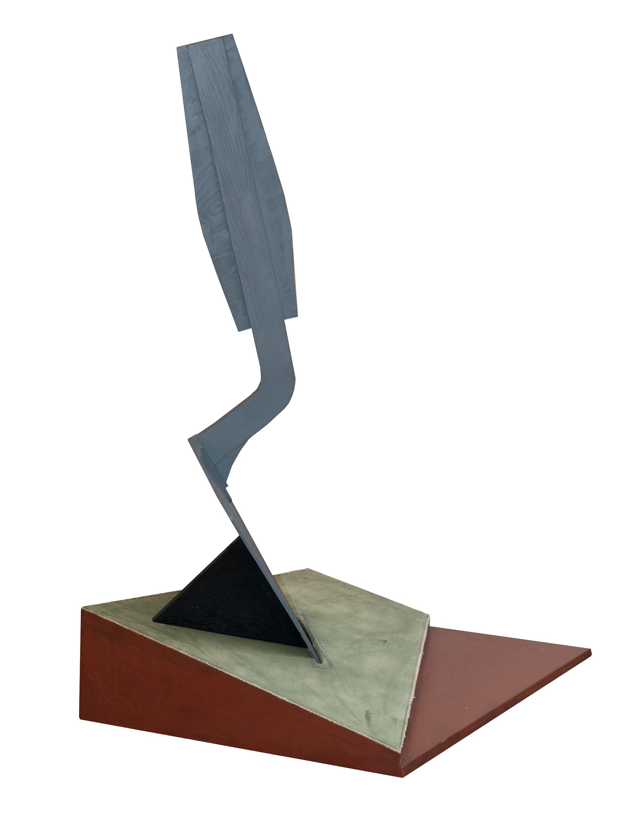 Escultura en forma de paleta clavada en el suelo (Modelo) - Sculpture Arte pop de Claes Oldenburg
