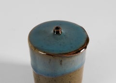 Claes Thell, Blue Glazed Vase with Small Mouth, Sweden 1994