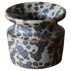 Claes Thell, Small Vase, Glazed Stoneware, Höganäs, Sweden, 1960s