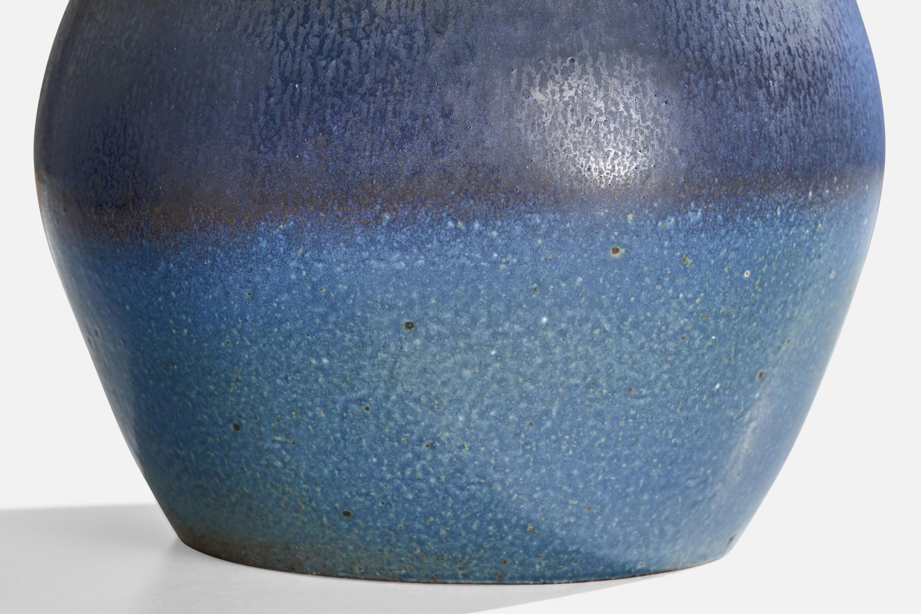 Metà XX secolo Claes Thell, Vaso, Gres, Svezia, anni '60 in vendita