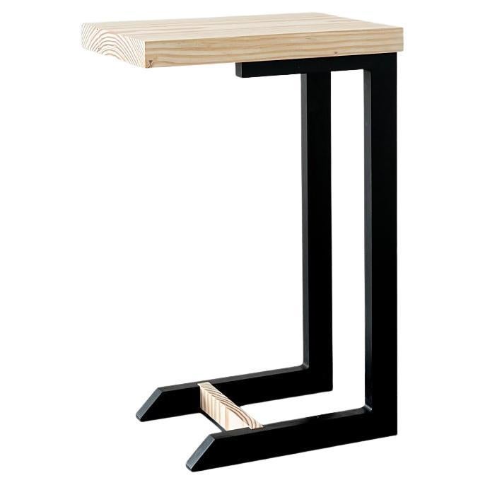 Table d'extrémité noire Clair C par Autonomous Furniture