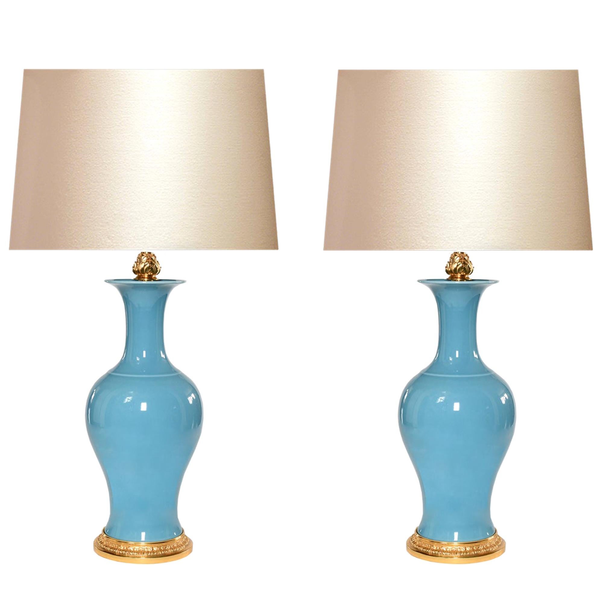 Lampade in porcellana Clair-De-Lune