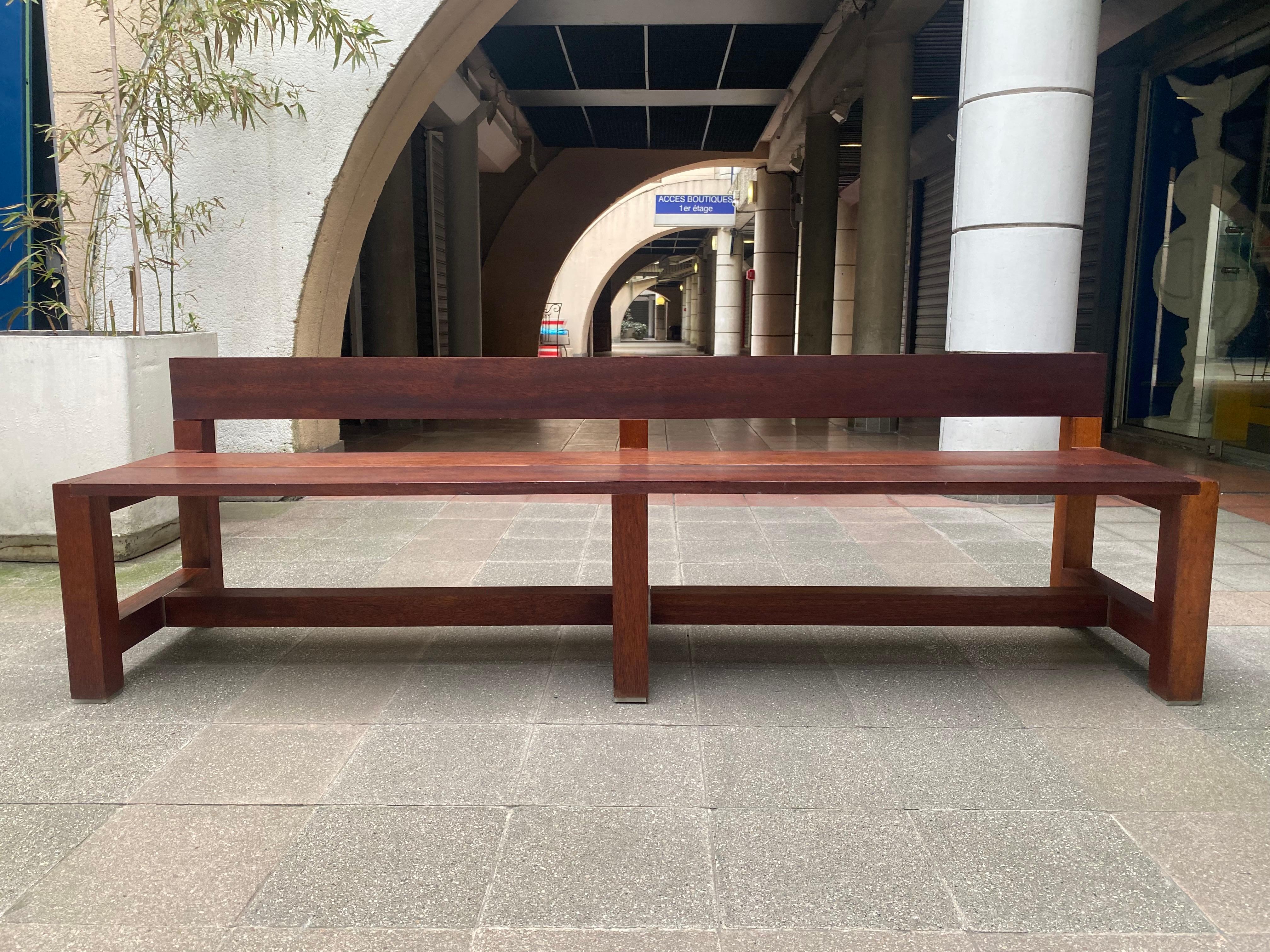 Claire Bataille and Paul Ibens -
Pair of benches - Feld Edition - Circa 2020.
Cedar and steel.
Superb workmanship.
Measures: W 220 x H 86.5 x D 55 cms
Rare and in very good condition

Claire Bataille (born in 1940) and Paul ibens (born in
