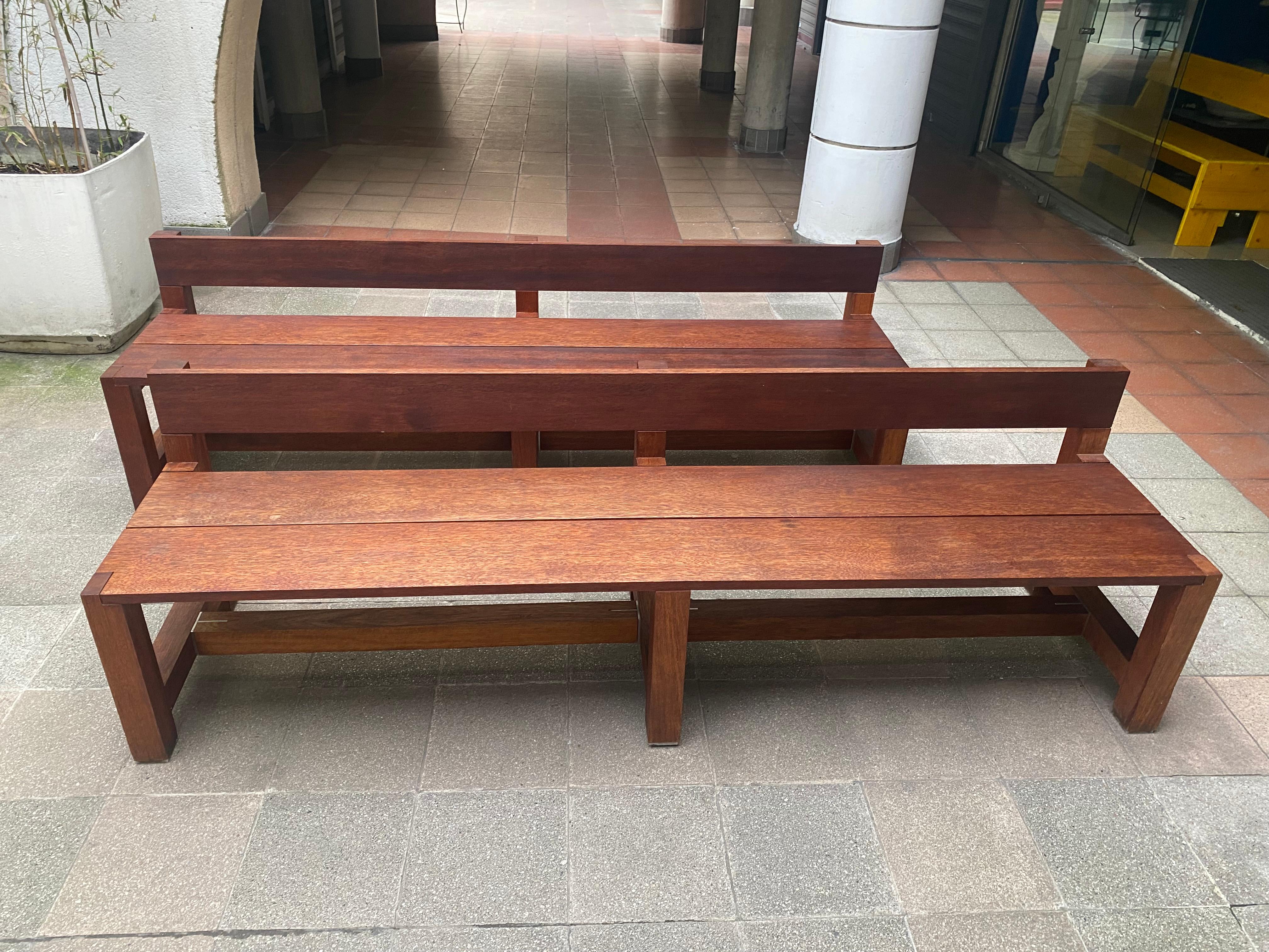Claire Bataille and Paul Ibens, Pair of Benches, Feld Edition, circa 2020 For Sale 2