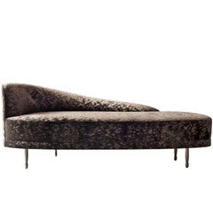 Claire Chaise by DeMuro Das with Solid Bronze Legs