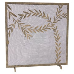 Claire Crowe, Laurel Fireplace Screen, Ready to Ship