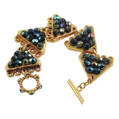 Claire Deve Bracciale Jewell Geometrico Dorato