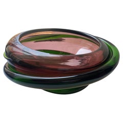 Claire Falkenstein Murano glass centerpiece / bowl by Salviati & Co 