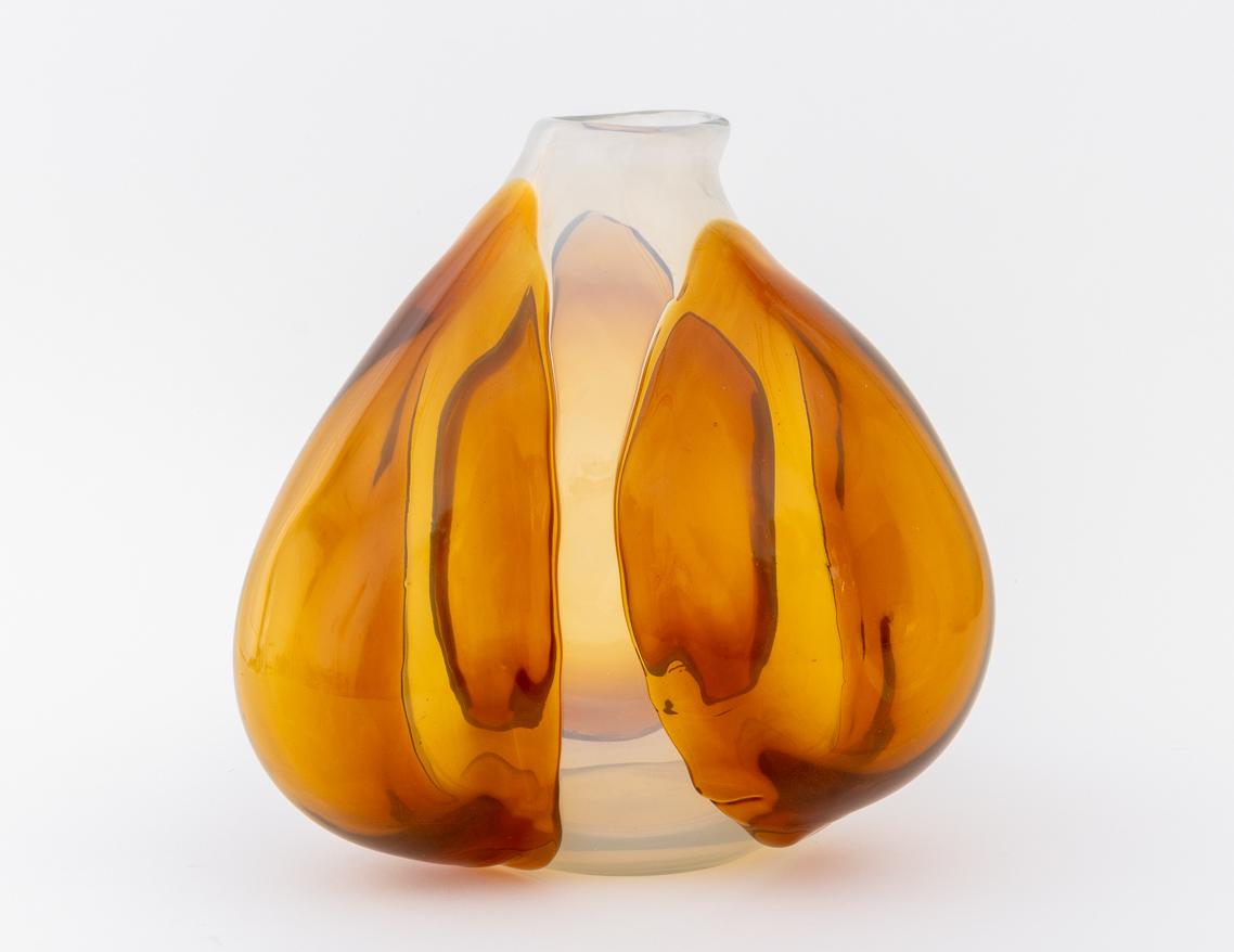 Claire Falkenstein x Jarrón de vidrio artístico Salviati, 1977 en venta 3