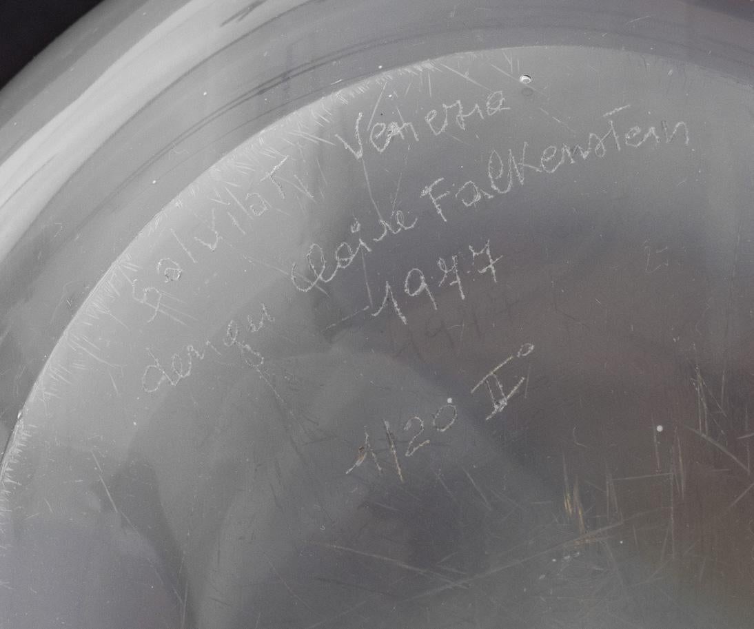 Claire Falkenstein x Jarrón de vidrio artístico Salviati, 1977 en venta 8