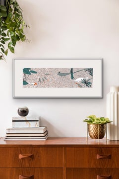 Barbican Piano Pond, Claire Halifax, Barbican, Londra, Stampa contemporanea