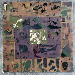 Handgetufteter Teppich „Claire“ von Tisca Schweiz 1980-1990er Jahre