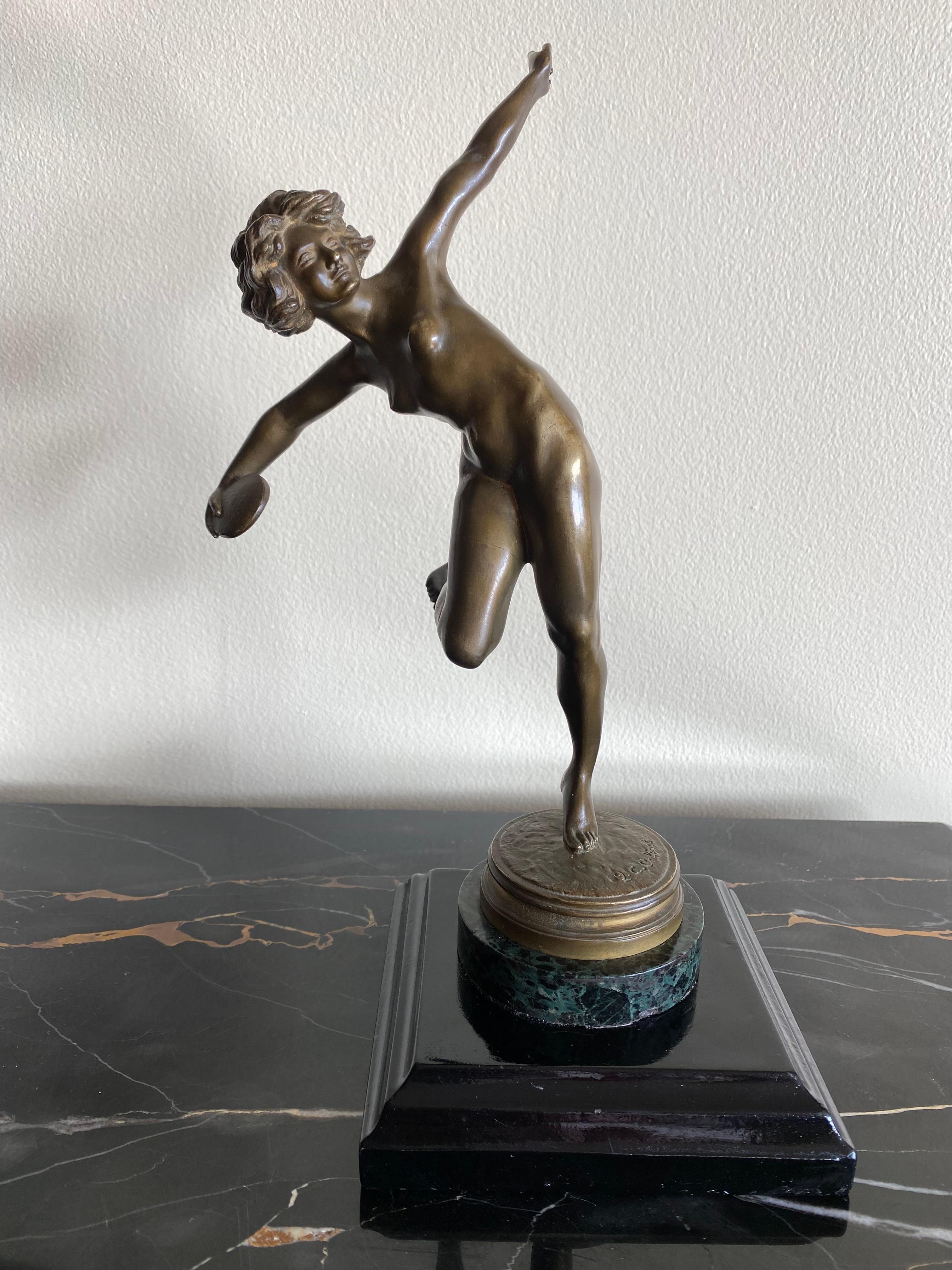 Nude Sculpture Claire J. R. Colinet - Le jetable de disque
