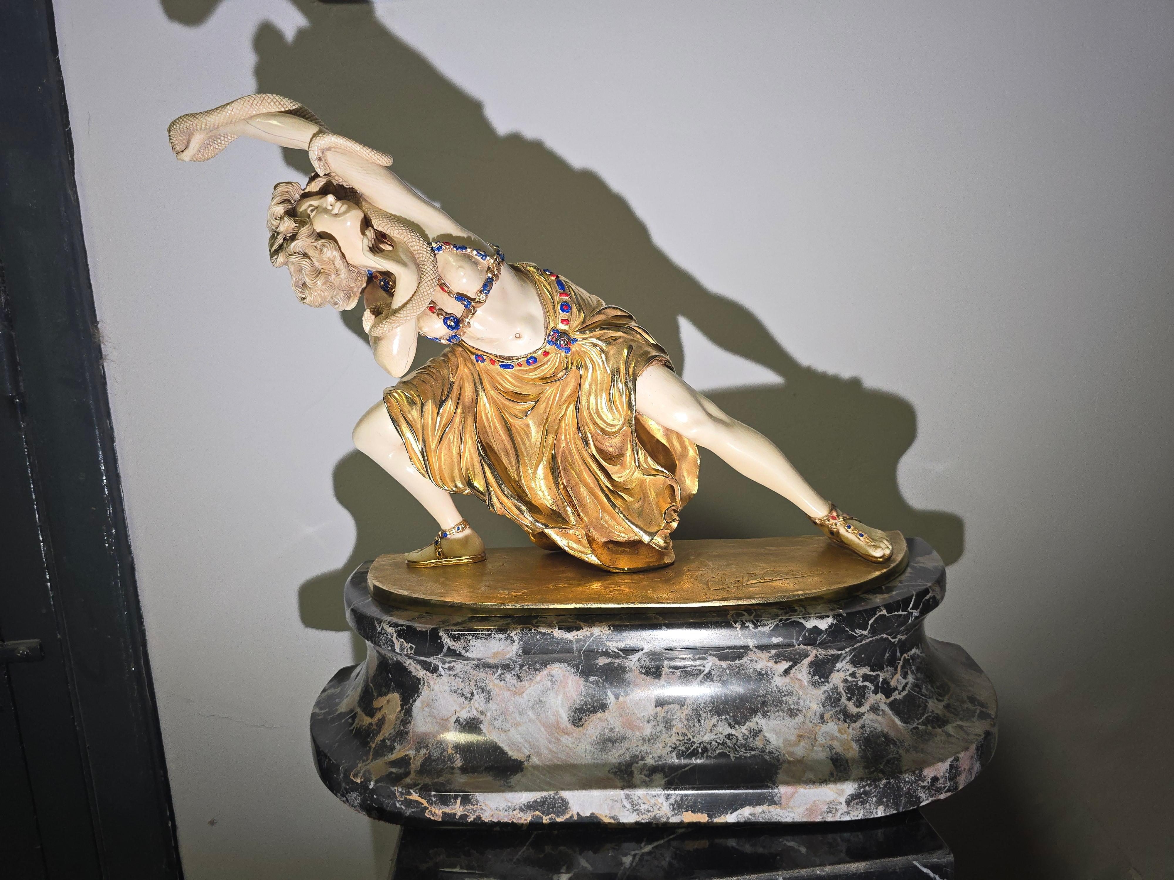 Claire Jeanne Roberte Colinet (1880-1950) Dancer of Carthage For Sale 8