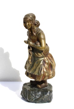 Claire Jeanne Roberte Colinet '1880-1950' "Girl with scarf"