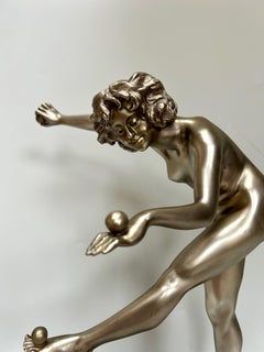 Claire J.R. Colinet Bronze Art Deco "The Juggler"