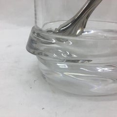 Claire Le Sage Italian Crystal and Silver Plate Ice Bucket for Arnolfo di Cambio