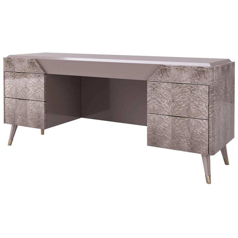 slim fit dress slacks Sienna Grey Dressing Table with Mirror & Stool – Laura James Ireland main image 0