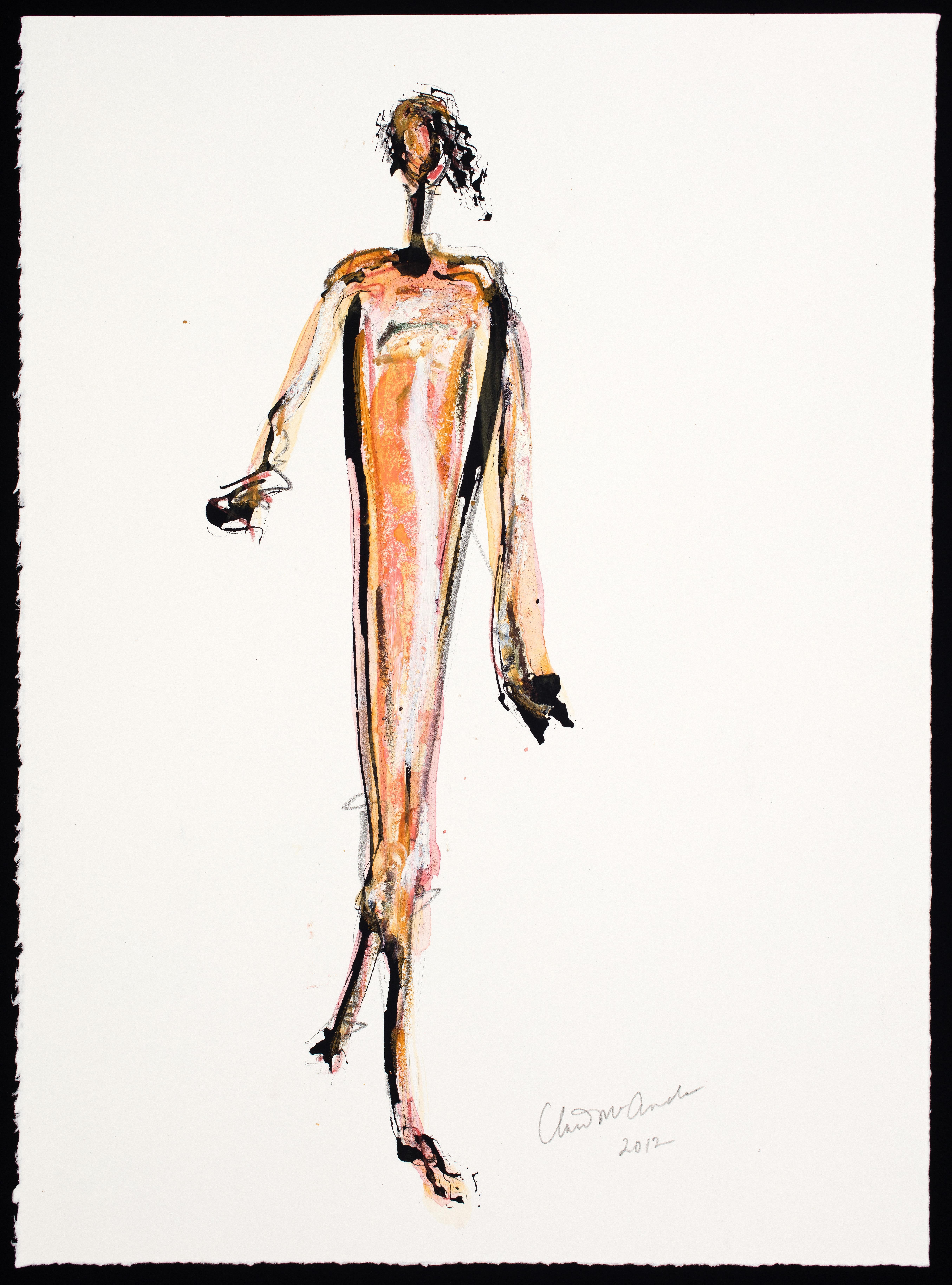 Figure Drawing No. 2 - Mixed Media Art by Claire McArdle