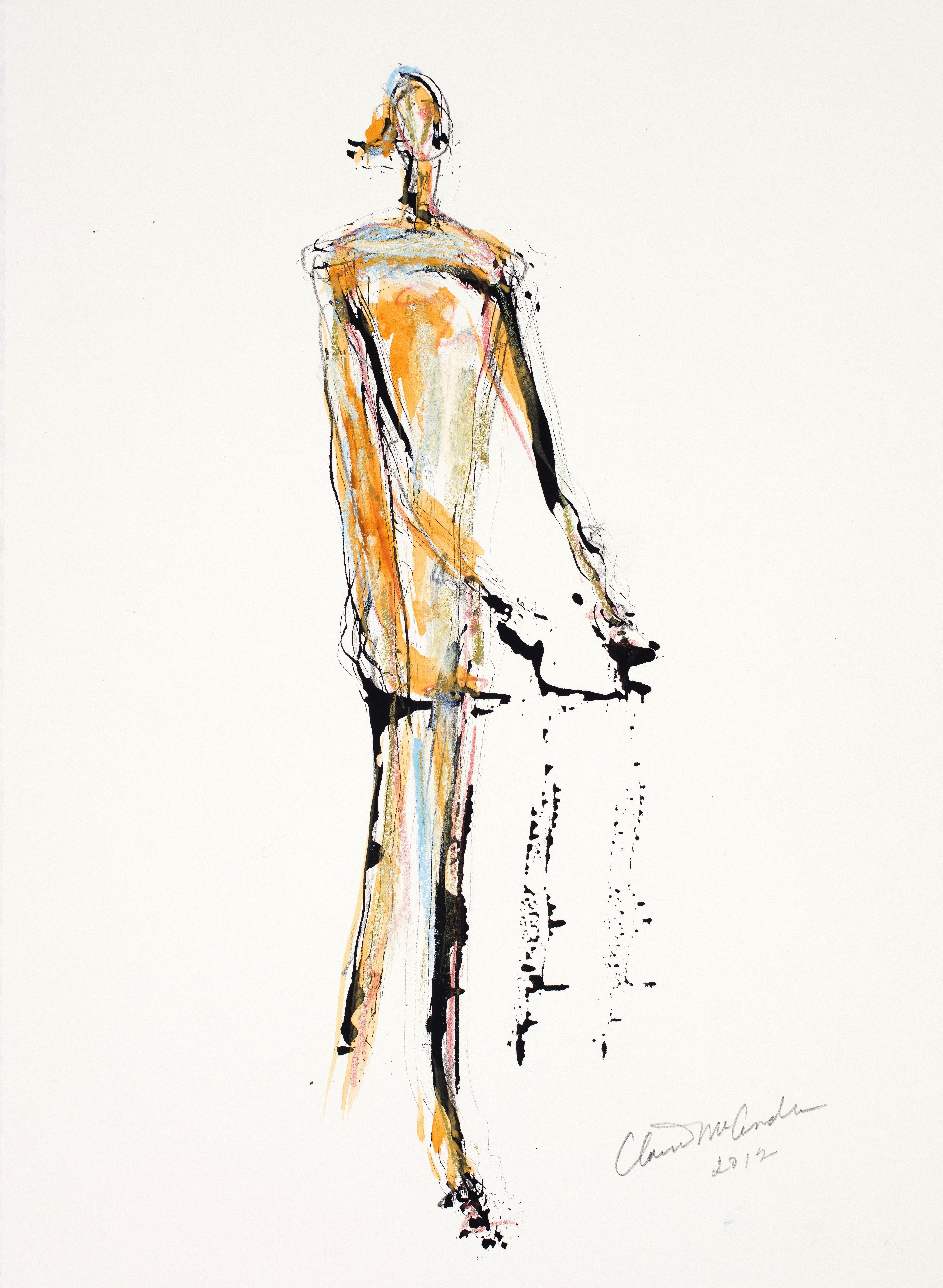 Claire McArdle Figurative Art - Figure Drawing No. 4