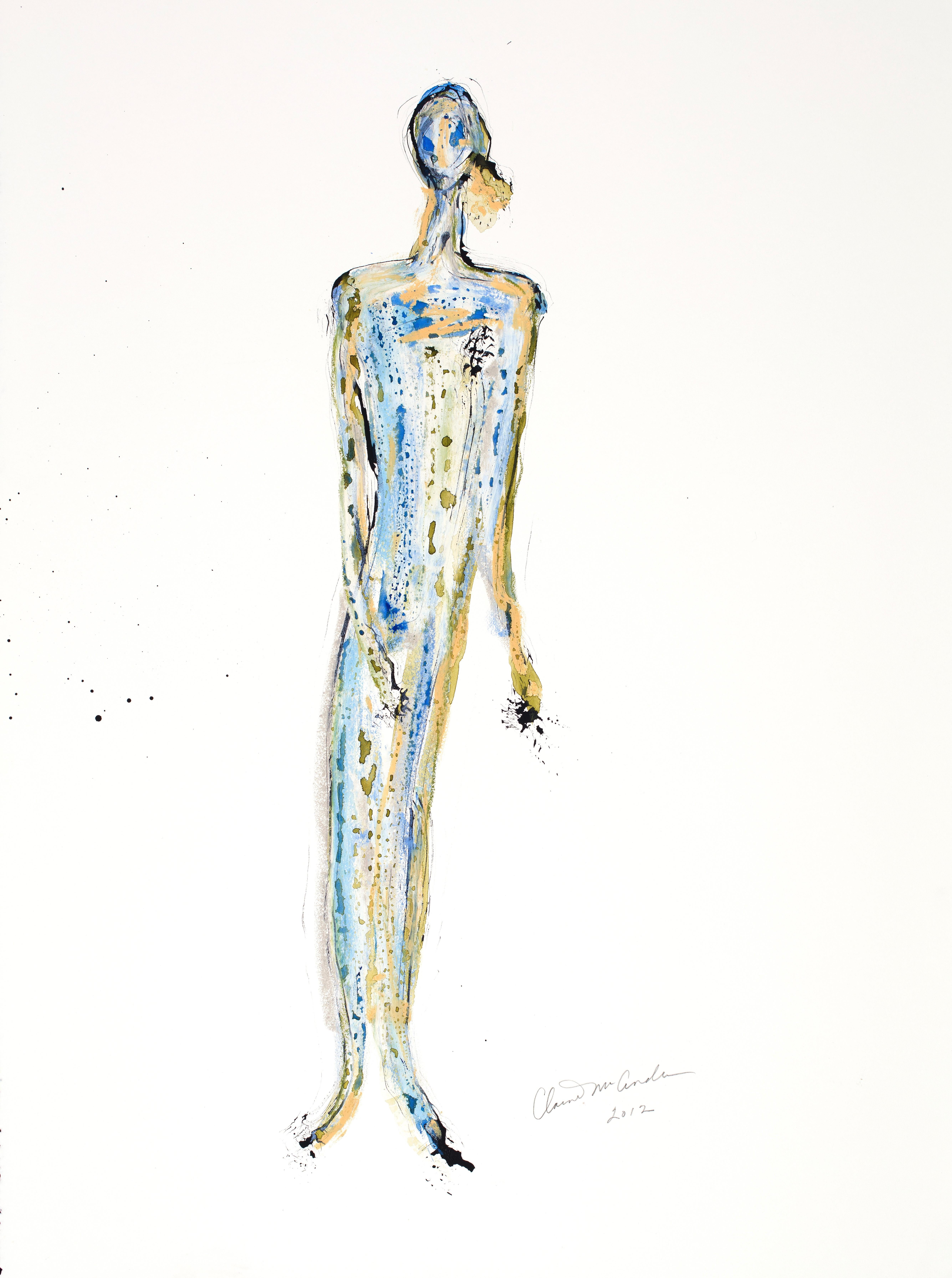 Claire McArdle Figurative Art - Figure Drawing No. 8