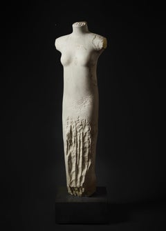 Ambrosia by Claire McArdle. Italian marble figurative sculpture. 