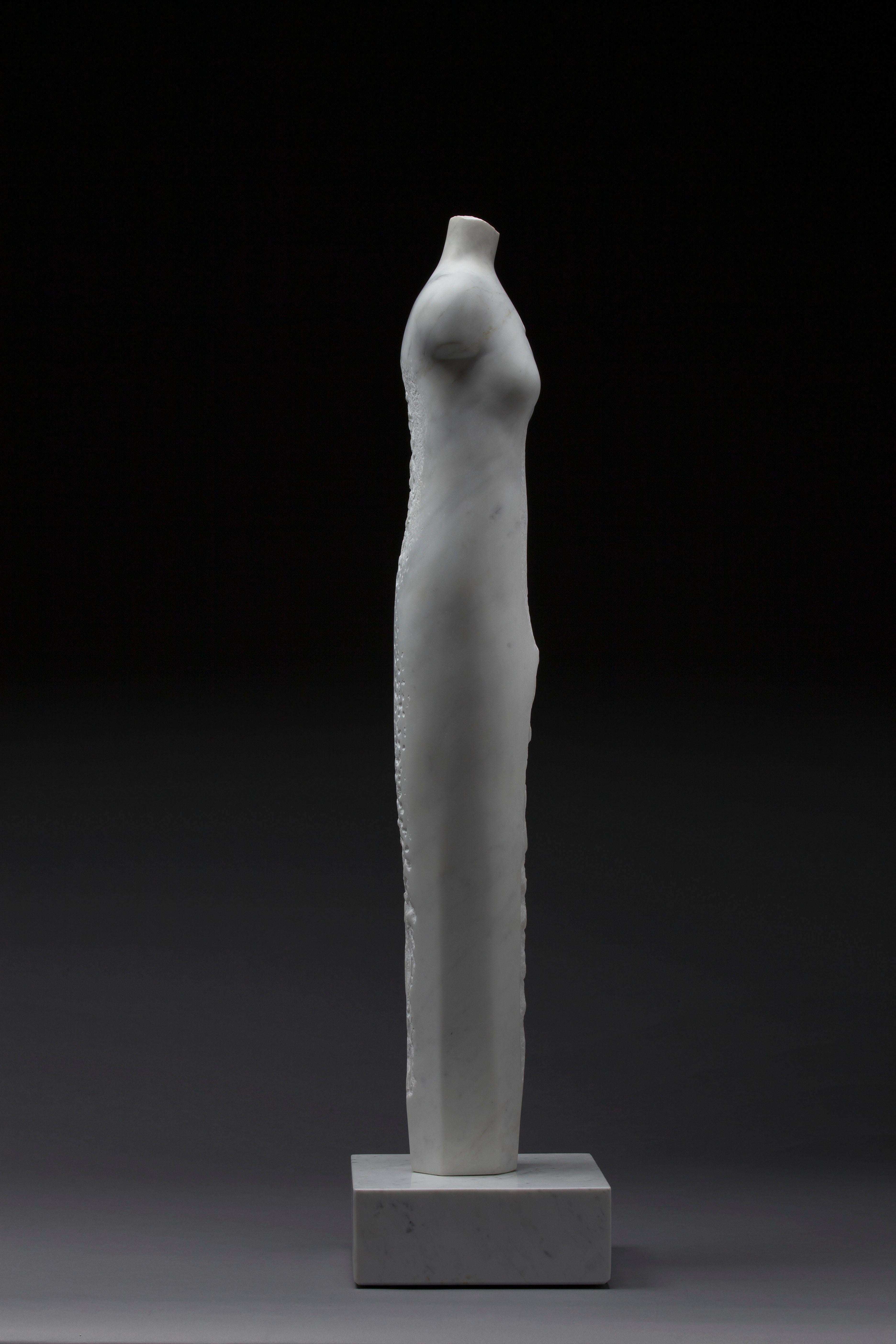 Torso Bianco  - Contemporary Sculpture by Claire McArdle