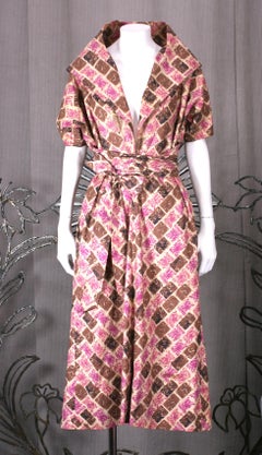 Abito lungo da pomeriggio in cotone di Claire McCardell