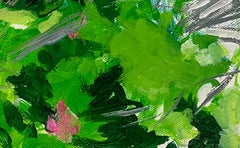 Wild Roses Jamaica Bay Wildlife Refuge 4, impressionist landscape painting