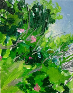 Wild Roses Jamaica Bay Wildlife Refuge 4, impressionist landscape painting