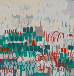 Claire Oxley - Peinture acrylique contemporaine, « June Riverbank »