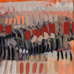 Claire Oxley - Peinture acrylique contemporaine, « Silt Sands »