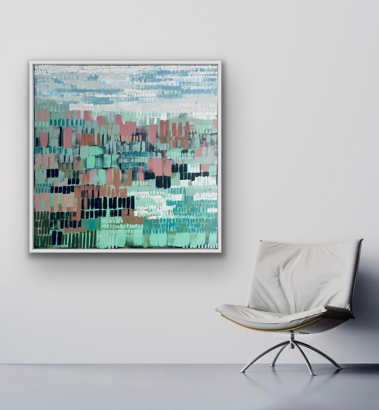 Driftlight, Originalgemälde, Landschaft, abstrakt, Mischtechnik im Angebot 5