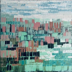 Driftlight, original painting, landscape, abstract, mixed media