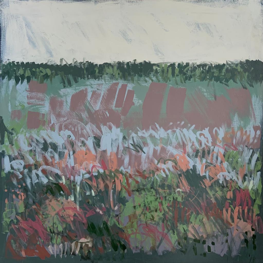 Claire's abstract landscapes, inspired by the Norfolk countryside in England, are uplifting and soulful paintings brightening walls and homes with their vibrancy of colour and flowing movement.

Claire’s path to a career artist began through her
