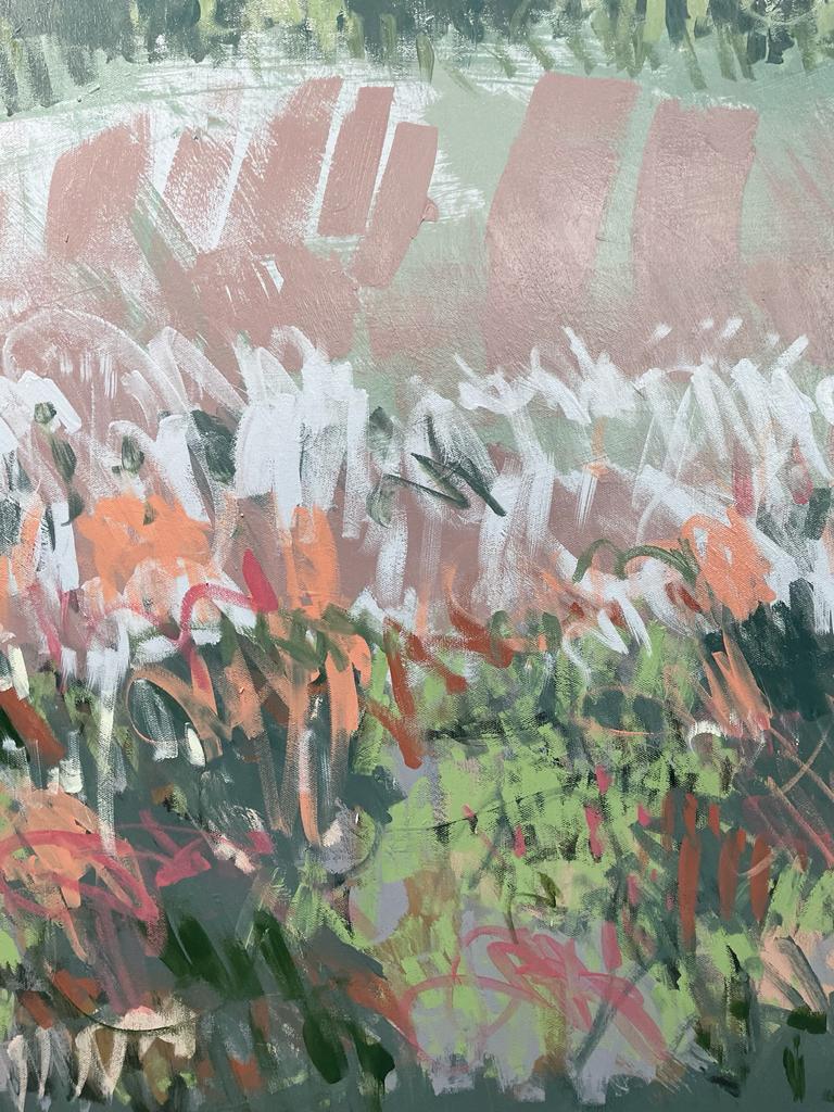 Late Grasses by Claire Oxley abstract landscape painting 3