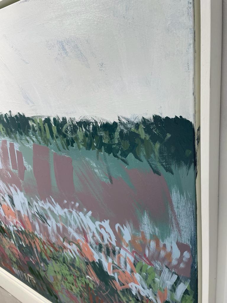 Late Grasses by Claire Oxley abstract landscape painting 4